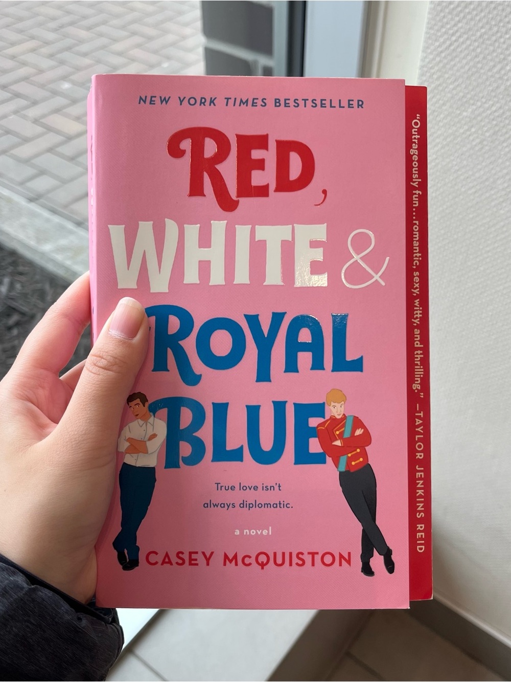 Red White and Royal Blue Paperback Book!